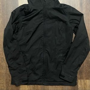 Black Burton DryRide Cool Flavors Hooded Zipup Jacket, Small